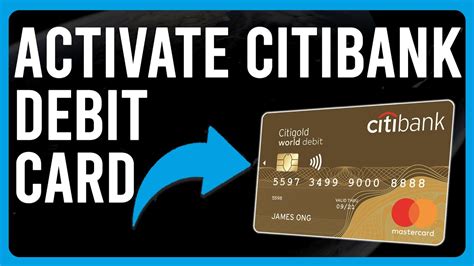 activate my citi debit card.